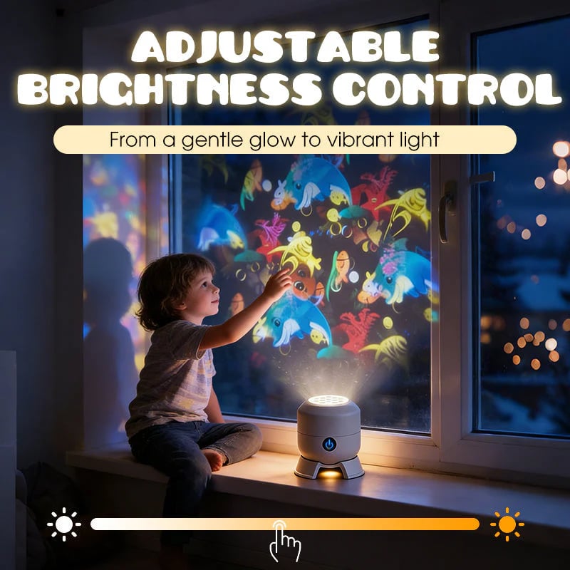 🌈Dynamic Rotating LED Light Projector – Calm & relaxation for your home. Gentle moving lights ease restless nights.