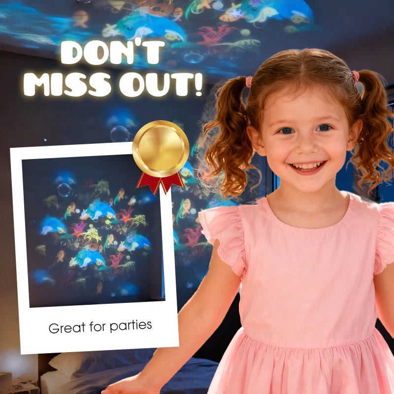 🌈Dynamic Rotating LED Light Projector – Calm & relaxation for your home. Gentle moving lights ease restless nights.