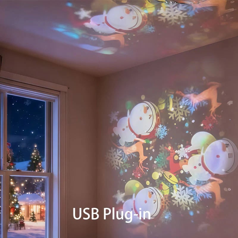 🌈Dynamic Rotating LED Light Projector – Calm & relaxation for your home. Gentle moving lights ease restless nights.
